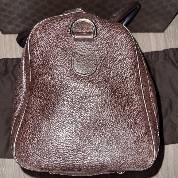 Authentic Gucci Medium Web Boston Bag - Brown - Picture 8 of 16